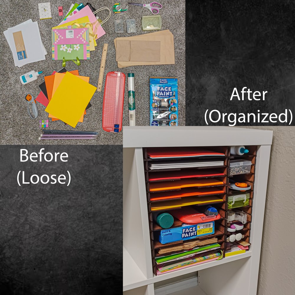 Basic Bucket Shelf Modular Mini-Shelf — Clean Your Craft