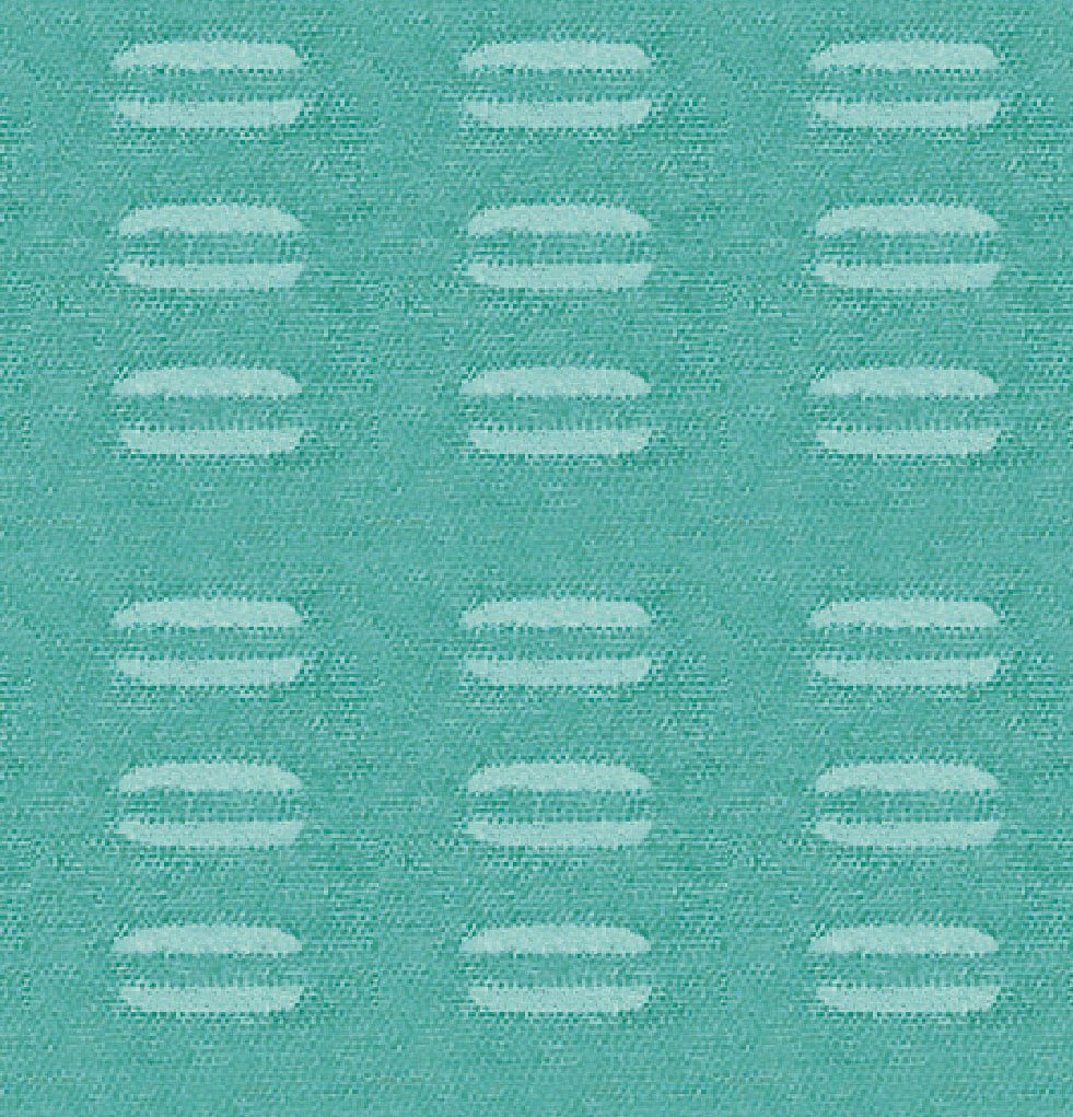 Macaron in Deep Teal fabric