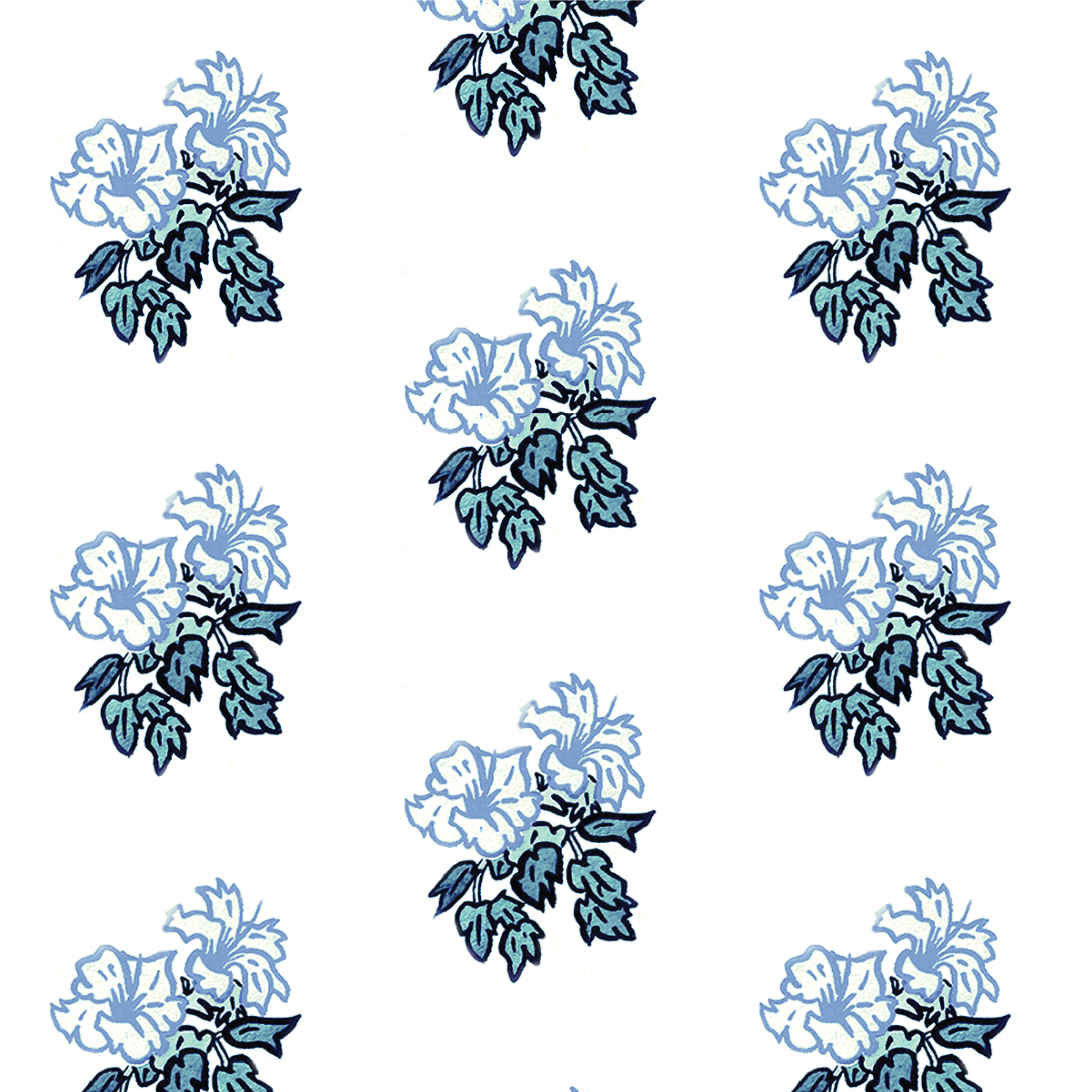 Hibiscus (4 colors) wallpaper