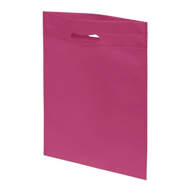 Magenta 9 by 12 inch die cut bag