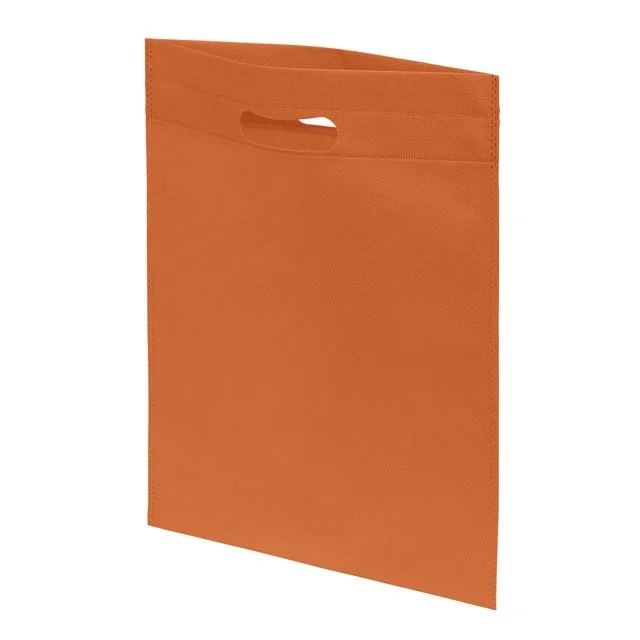 Orange die cut bag