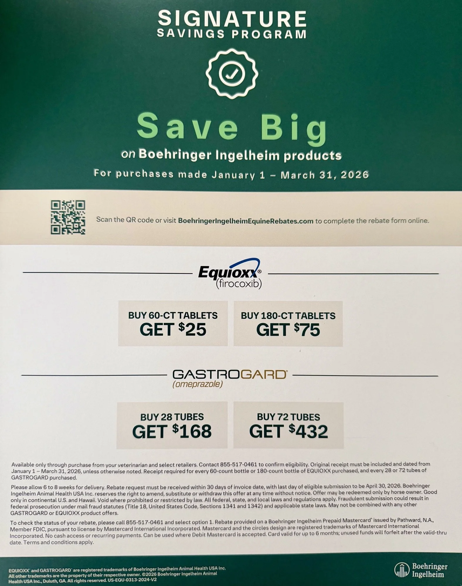 Equioxx Gastrogard Rebate