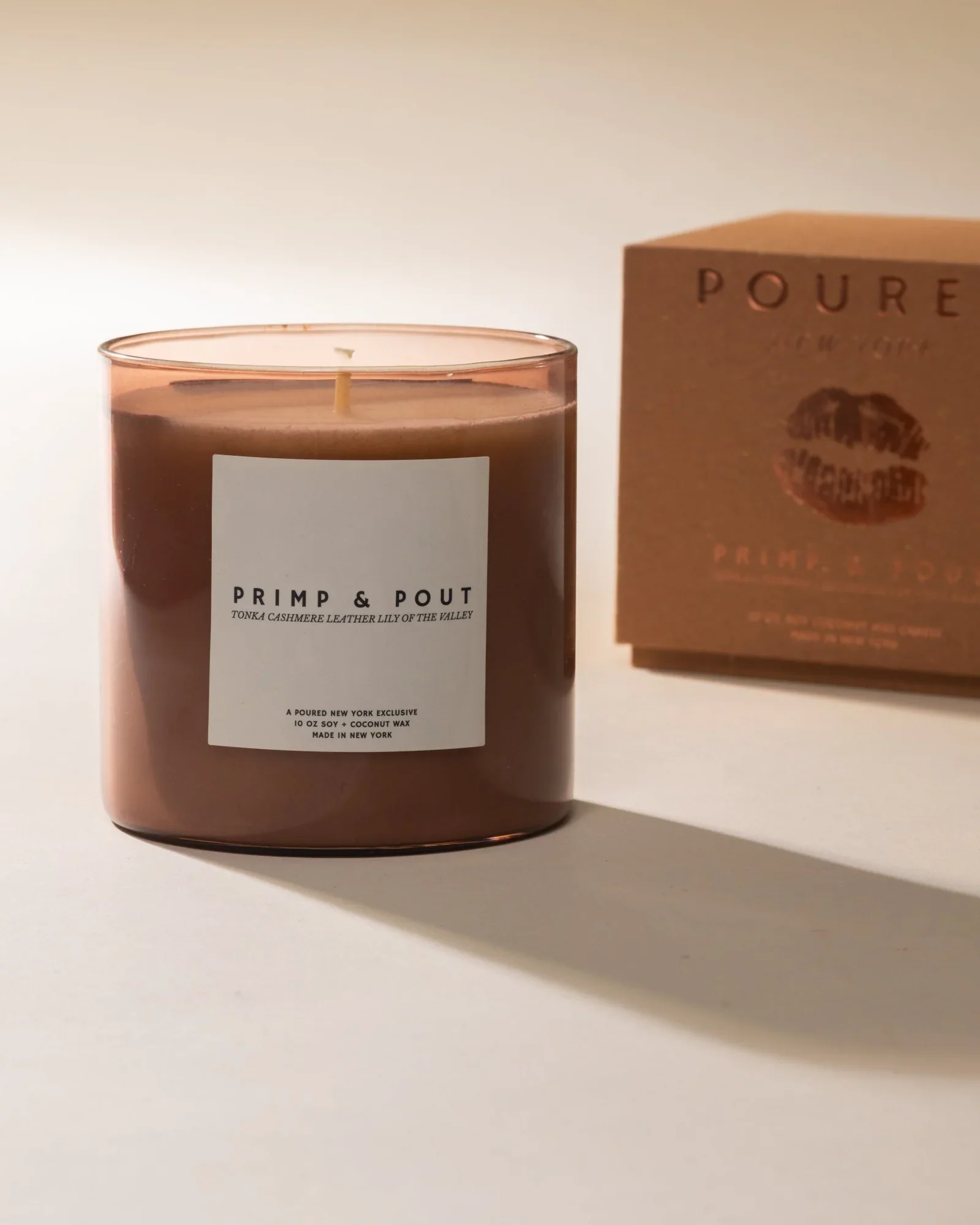 Poured New York Candle - Primp & Pout