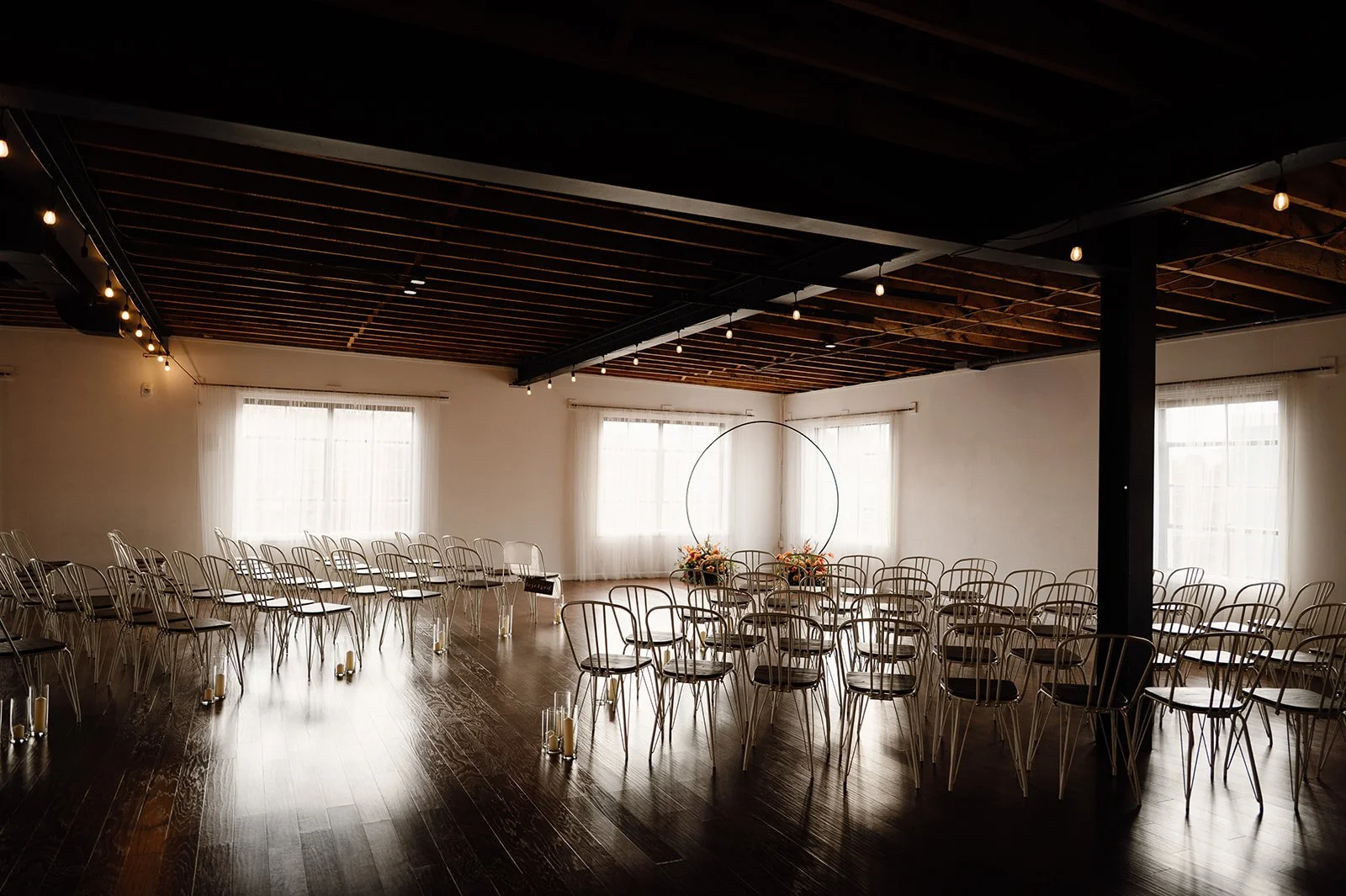 Wedding Ceremony Location Indoors Industrial