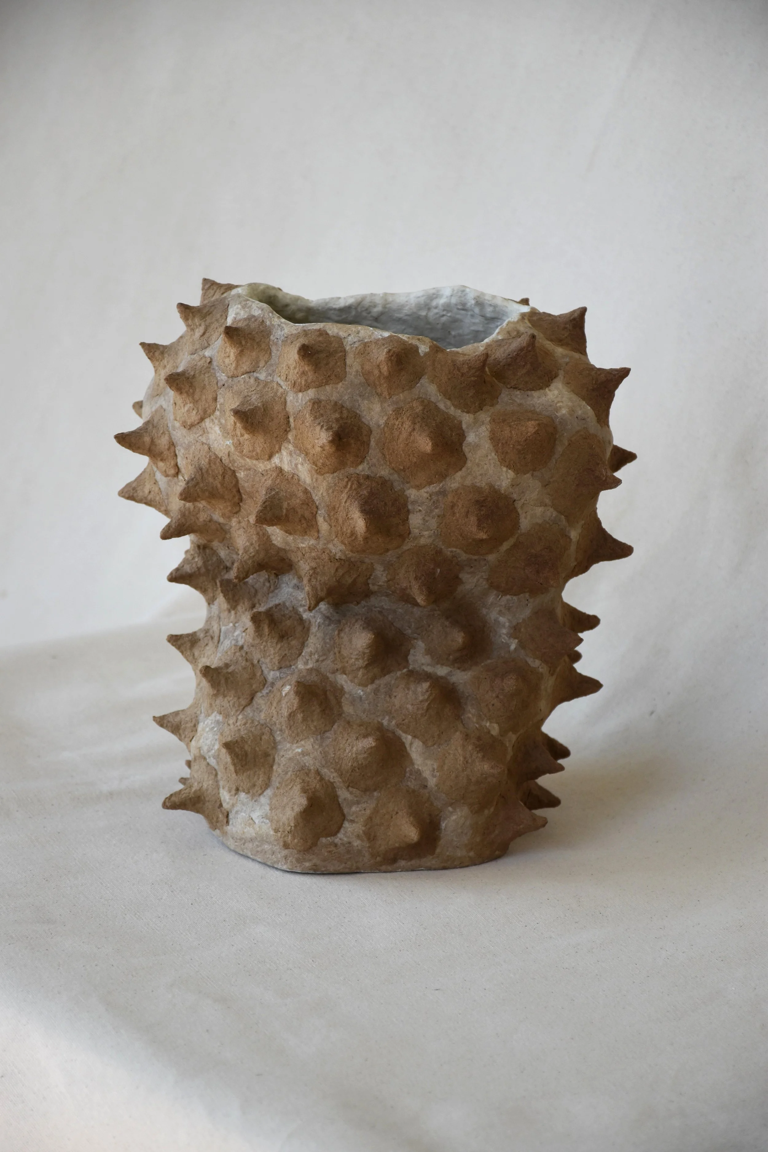 Maya River, Celestial Echoes-MY, 2023/24, Recycled paper and gypsum compound, 10 x 8.5 x 10 in