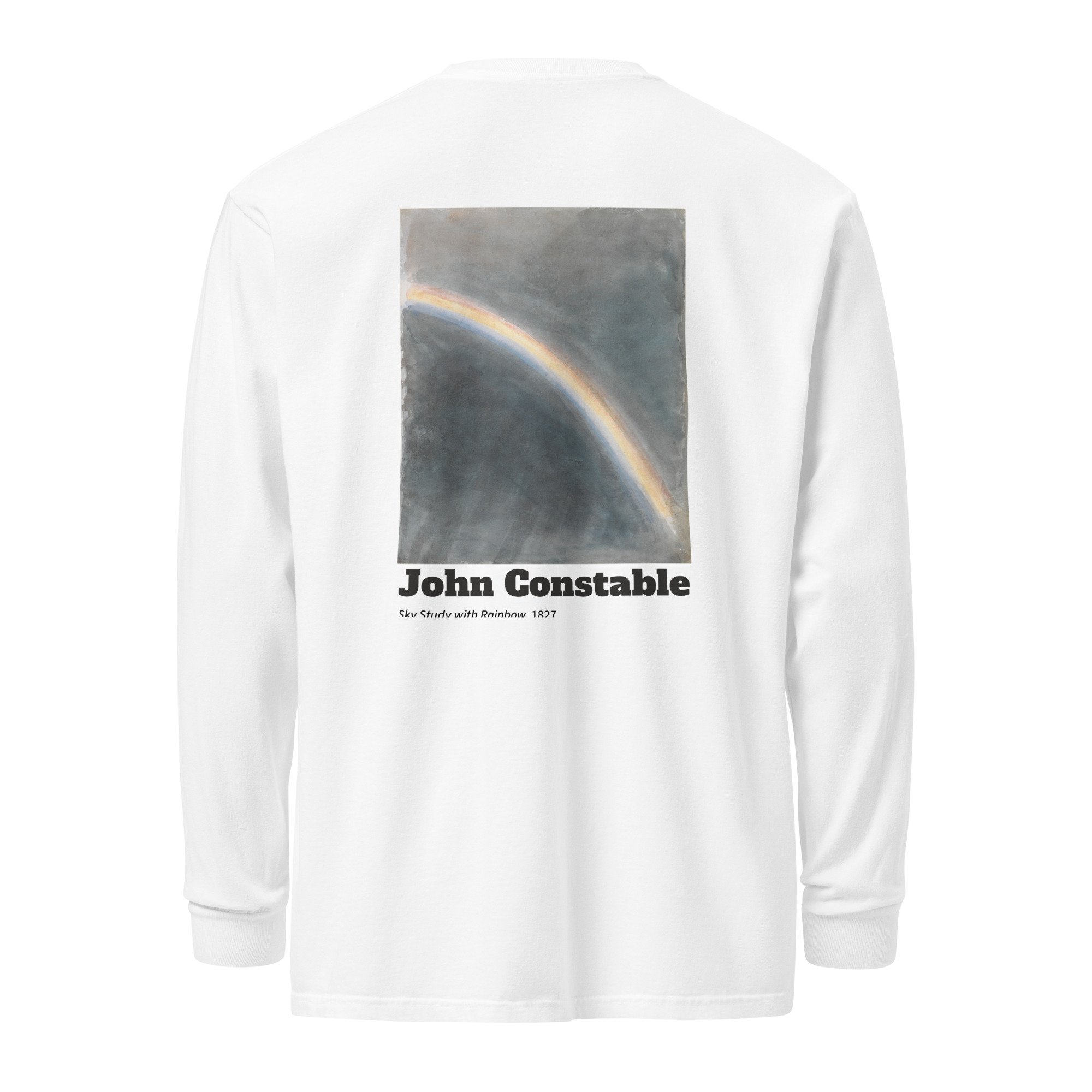 John Constable, Sky Study with Rainbow, L/S Tee