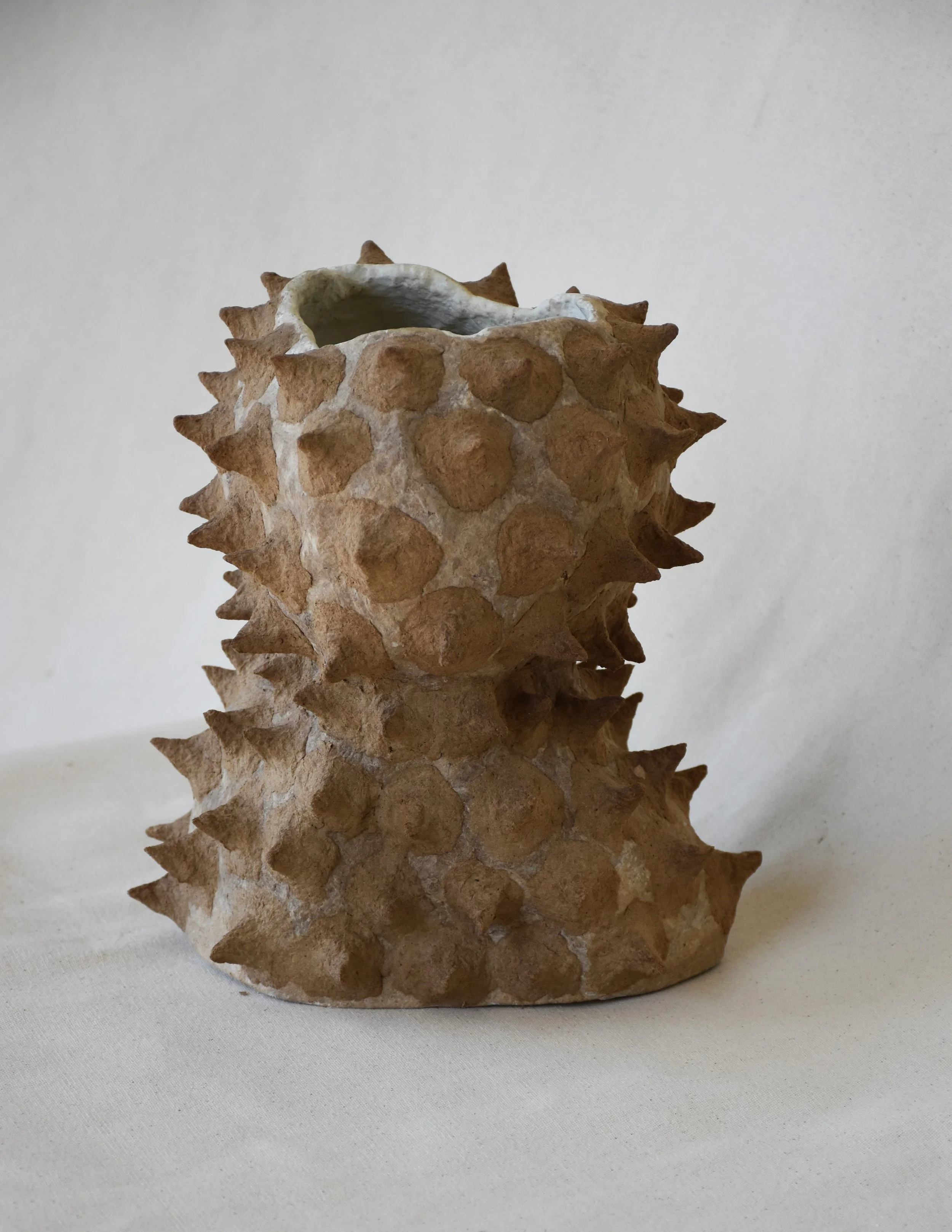 Maya River, Celestial Echoes-MY, 2023/24, Recycled paper and gypsum compound, 10 x 8.5 x 10 in