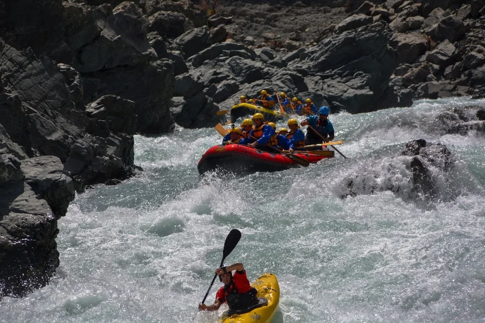 White Water Rafting on the Rangitata River — Hidden Valleys Rafting