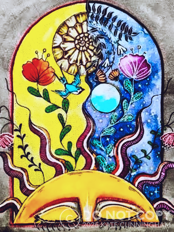 Ra, 2025 | 18"x24", watercolor on paper