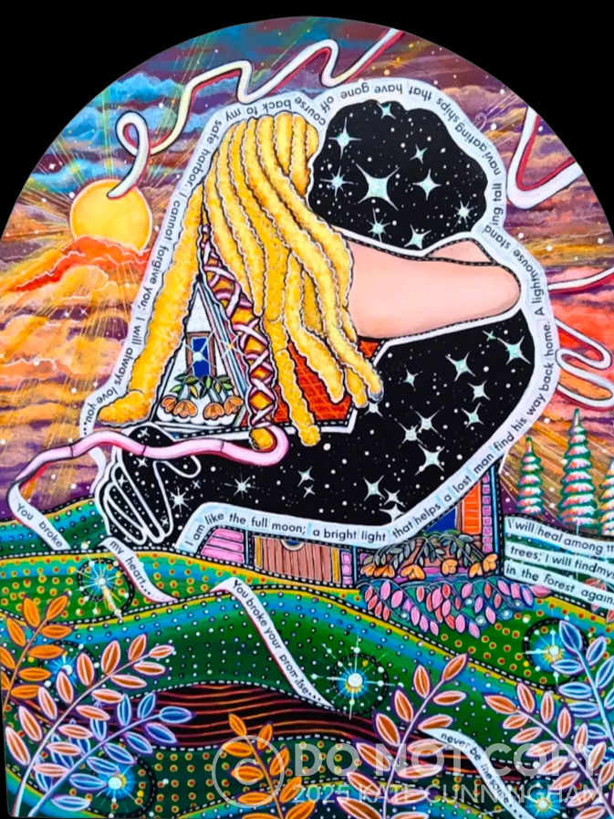Heartbreak, 2025 | 16",x20", acrylic on canvas