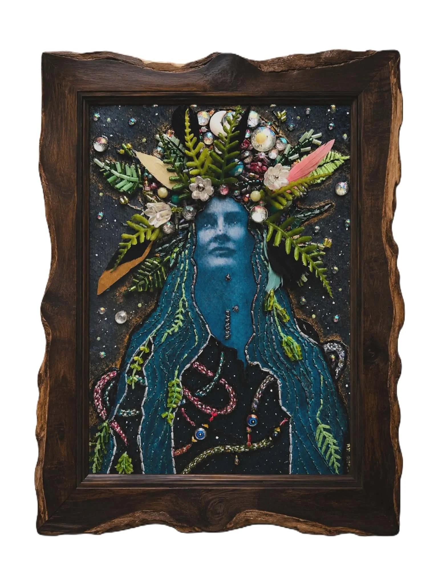 GODDESS MASANA, 2026 | cyanotype & multimedia