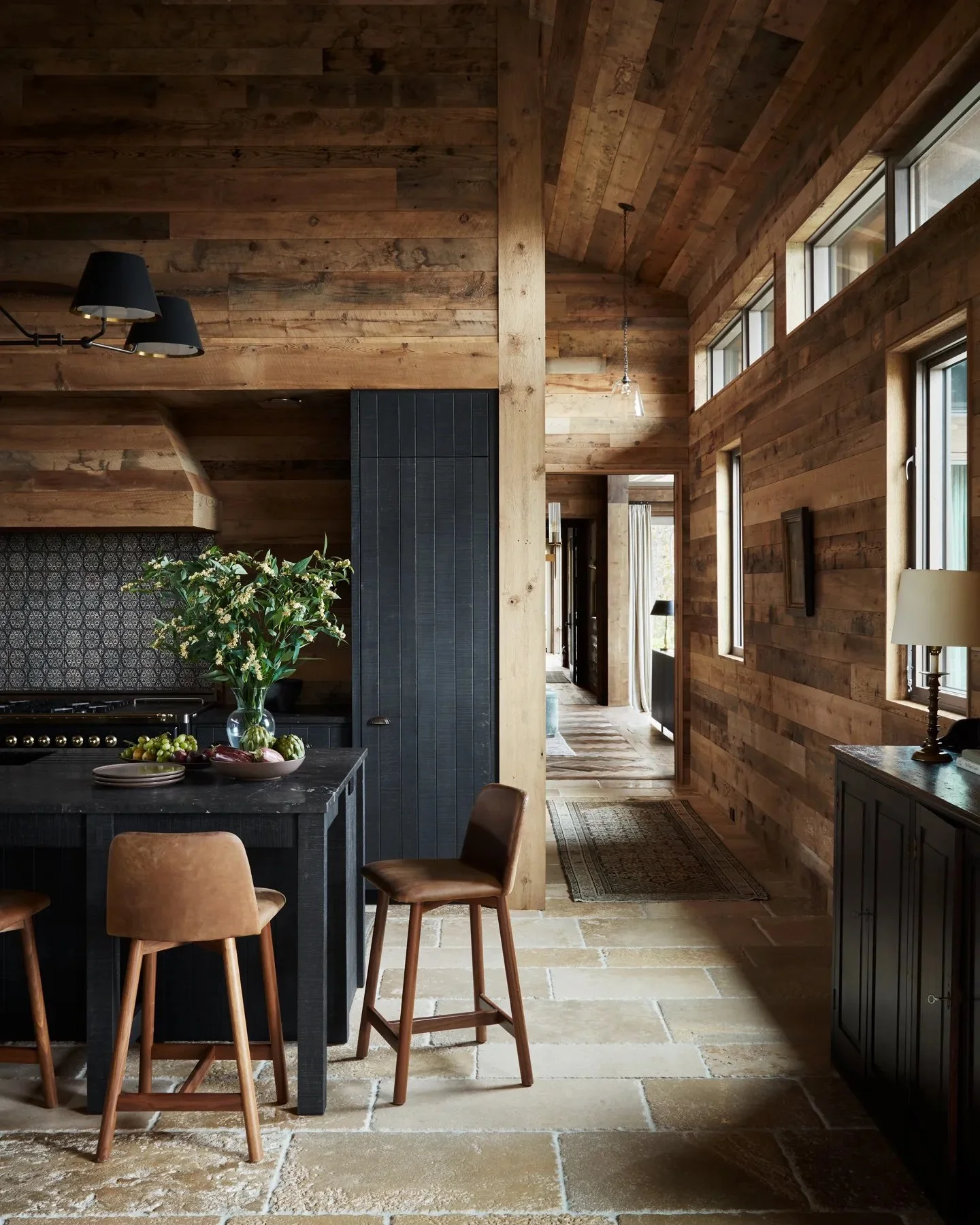 Dark Wood-Paneled Walls Are Back