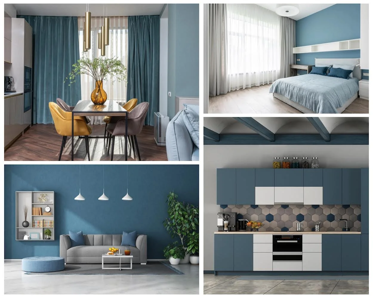 Embracing the Tranquil Trend: Blue Takes Center Stage in Home Design for 2024