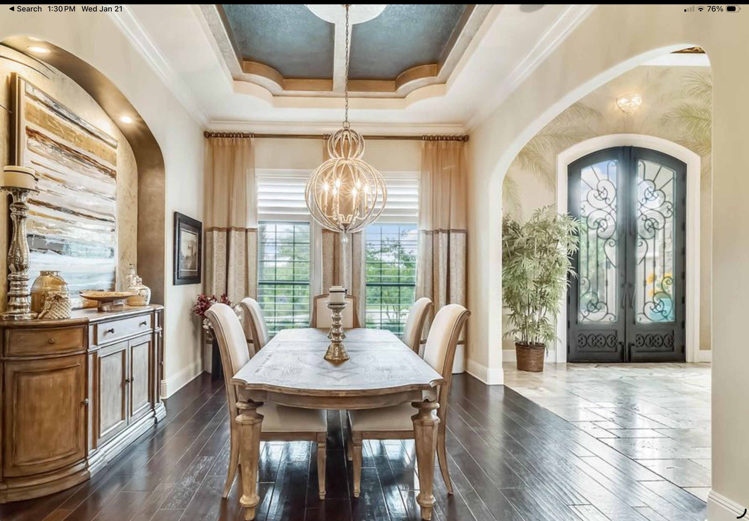 Dining room renovation