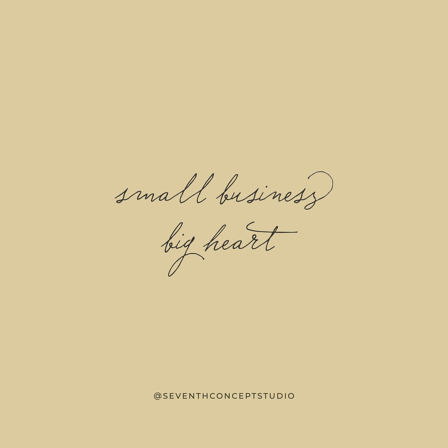 happy #smallbusinesssaturday! 🛍️
make an effort to shop small, not just today but everyday!

&mdash;
#graphicdesign #branding #freelancedesign

#seventhconceptstudio