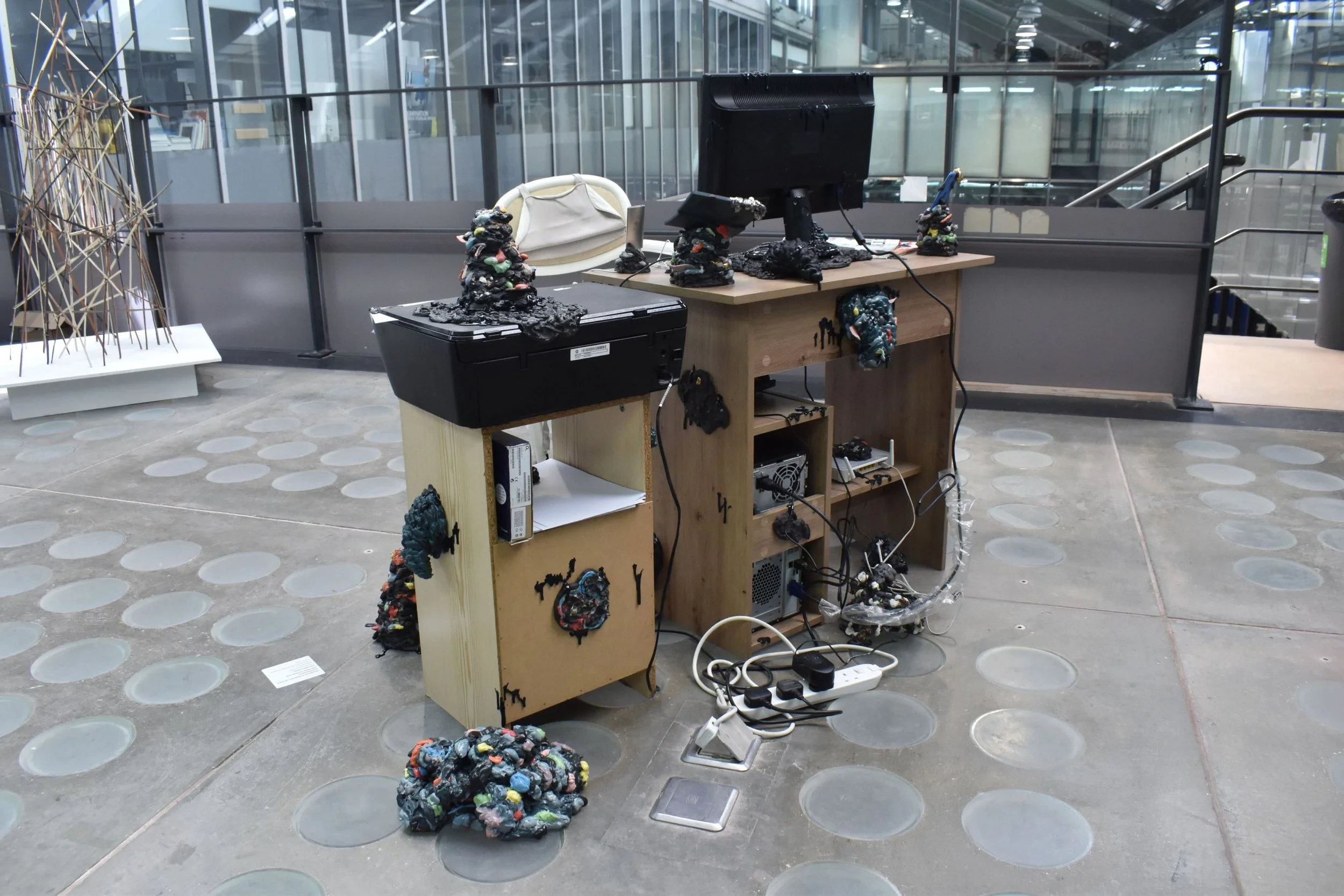 back of installation