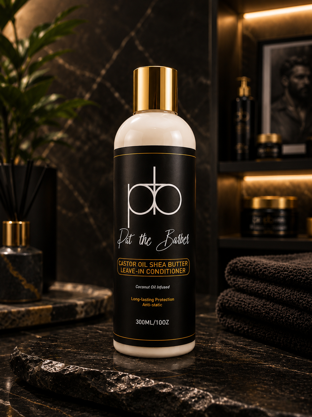 Castor Oil Shea Butter Hair Leave-In Conditioner