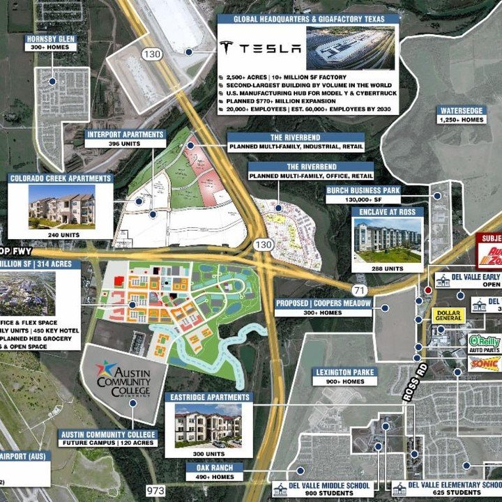 Look at this planned growth for SE Austin! Velocity ATX is going to be a game changer for this area, especially if the planned HEB comes to life. 

If you're looking to buy a home at an affordable price point in an area that is poised for tremendous 