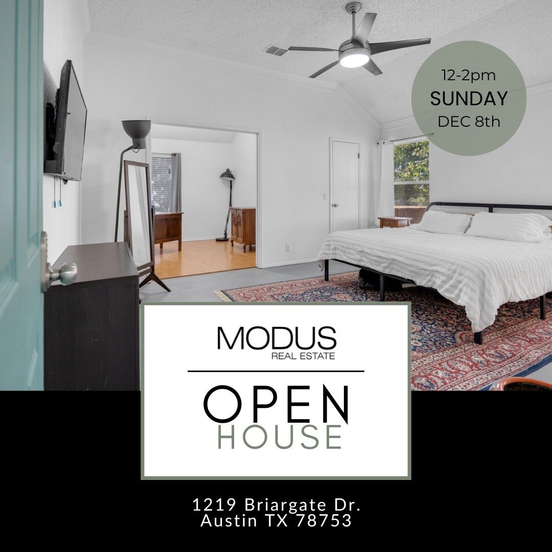 Mark your calendars 📅

WHAT: OPEN HOUSE 
WHEN: SUNDAY December 8th 12-2pm
WHERE: 1219 BRIARGATE DR.
WHO: YOU! 

Come check out this lovely home in Harris Ridge. 

Want to check it out before then? DM me to schedule a private showing. 

#openhouseaus