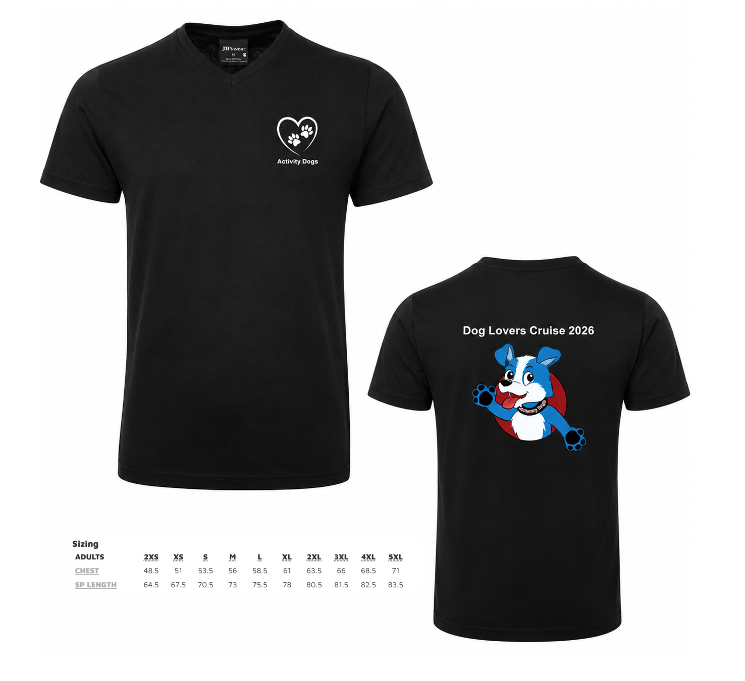 Activity Dogs - Dog Lovers Cruise T-Shirt