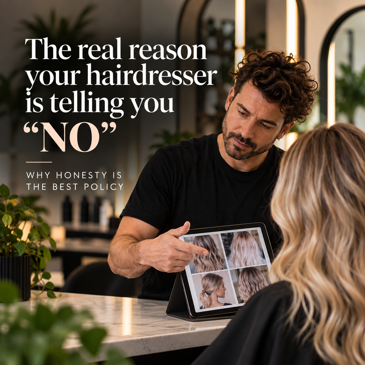 The Real Reason Your Hairdresser Is Telling You “NO”