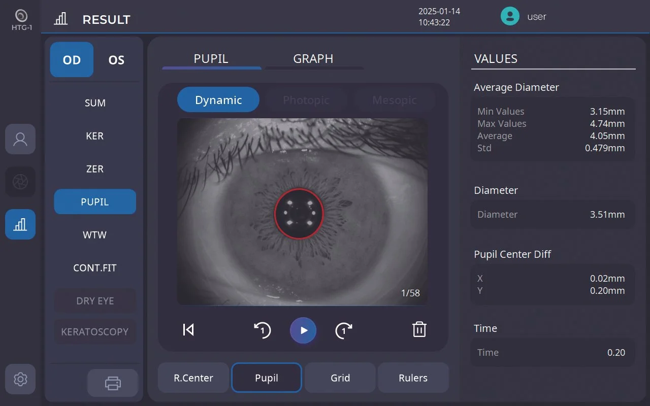 Huvitz HTG-1 Corneal Topographer