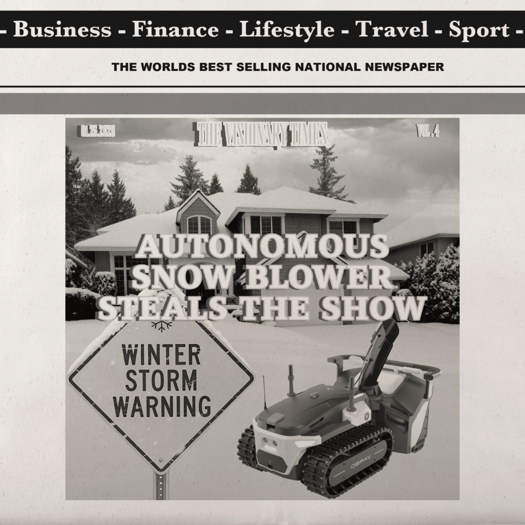 Autonomous Snow Blower Steals the Show