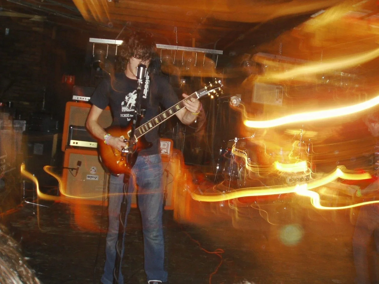 2005 10 29 - Thomas Erak of The Fall Of Troy, at the Living Room (Providence, RI)