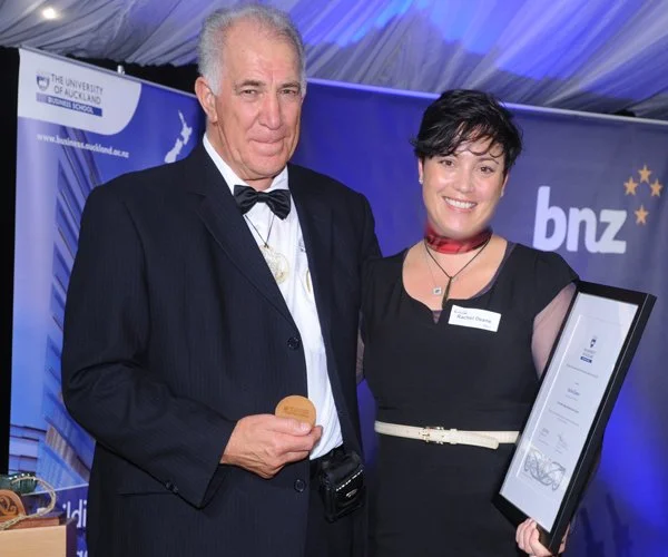 Rachel Deane at Deane Audiology, Director and Clinical Audiologist Graduation University Auckland Business School Leadership Award