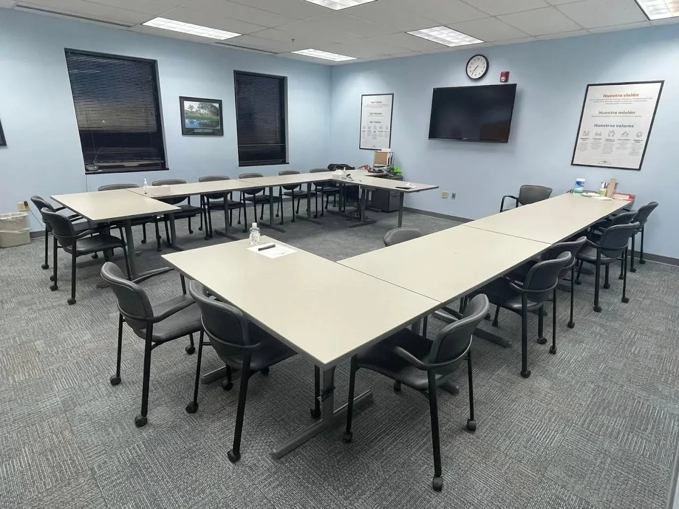 office workspace, conference room, janitorial programs for business