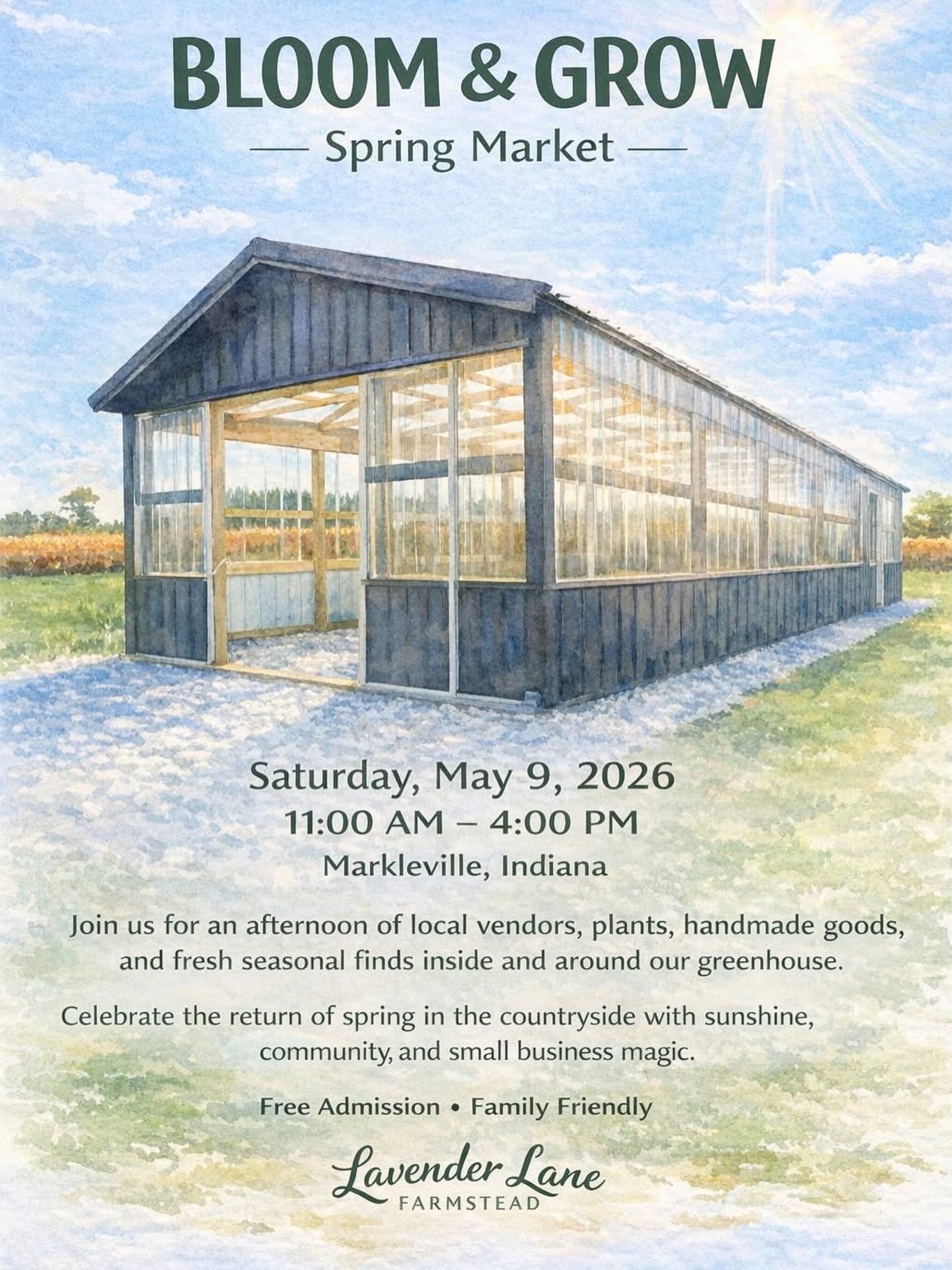 Bloom &amp; Grow is THIS Saturday! 

Join us at @lavender_lane_farmstead to celebrate all things growth, gardening, and community just in time for Mother&rsquo;s Day!

✨ What to expect:
🌱 Homegrown herbs, veggies, flowers &amp; more
💐 annual plant 