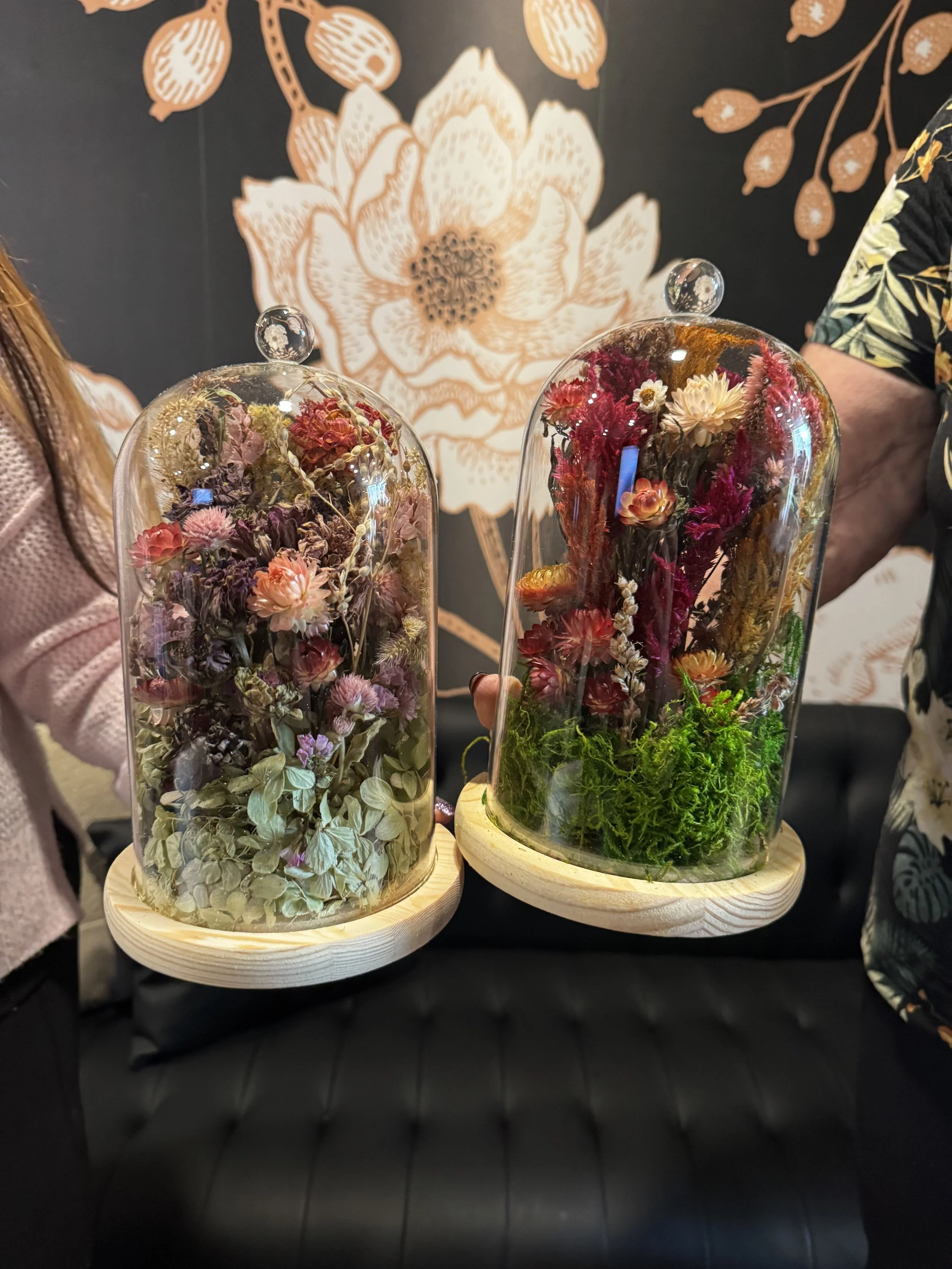 Dried Floral Cloche Workshop