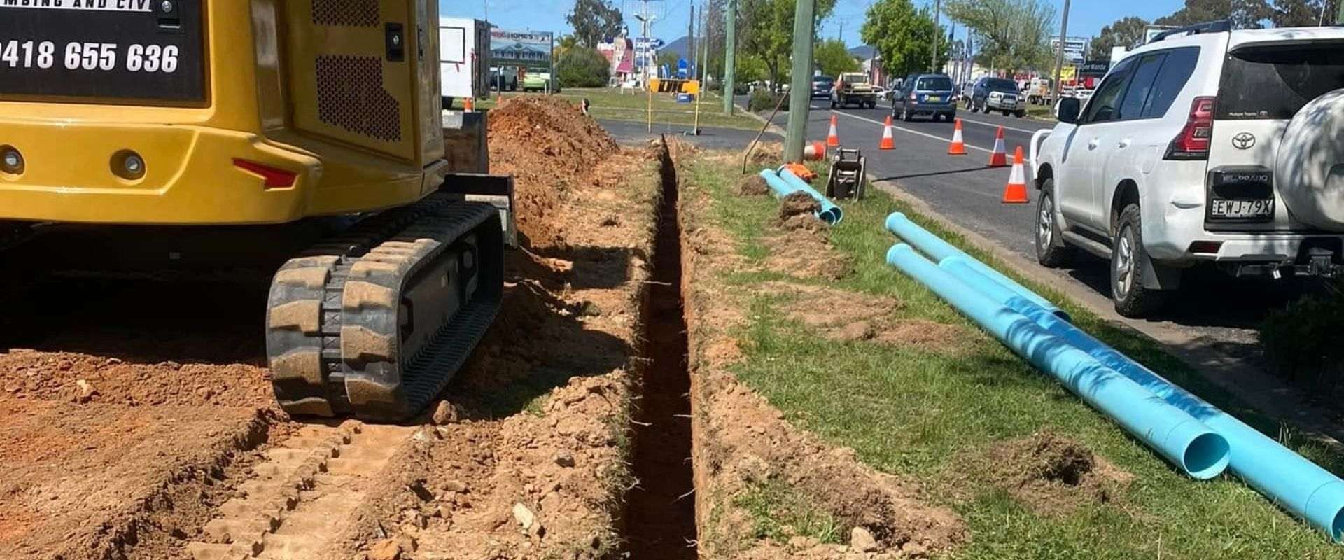 Pipe Laying Mudgee — Peter's Plumbing & Excavations