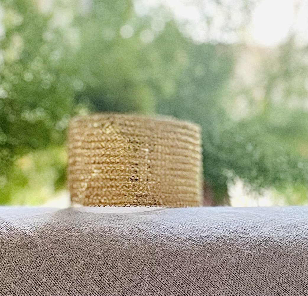 Hand knitted bracelet. Custom made