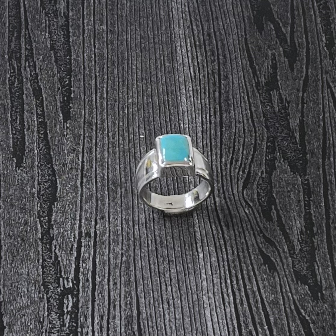 Sleeping beauty custom made mens ring in sterling silver