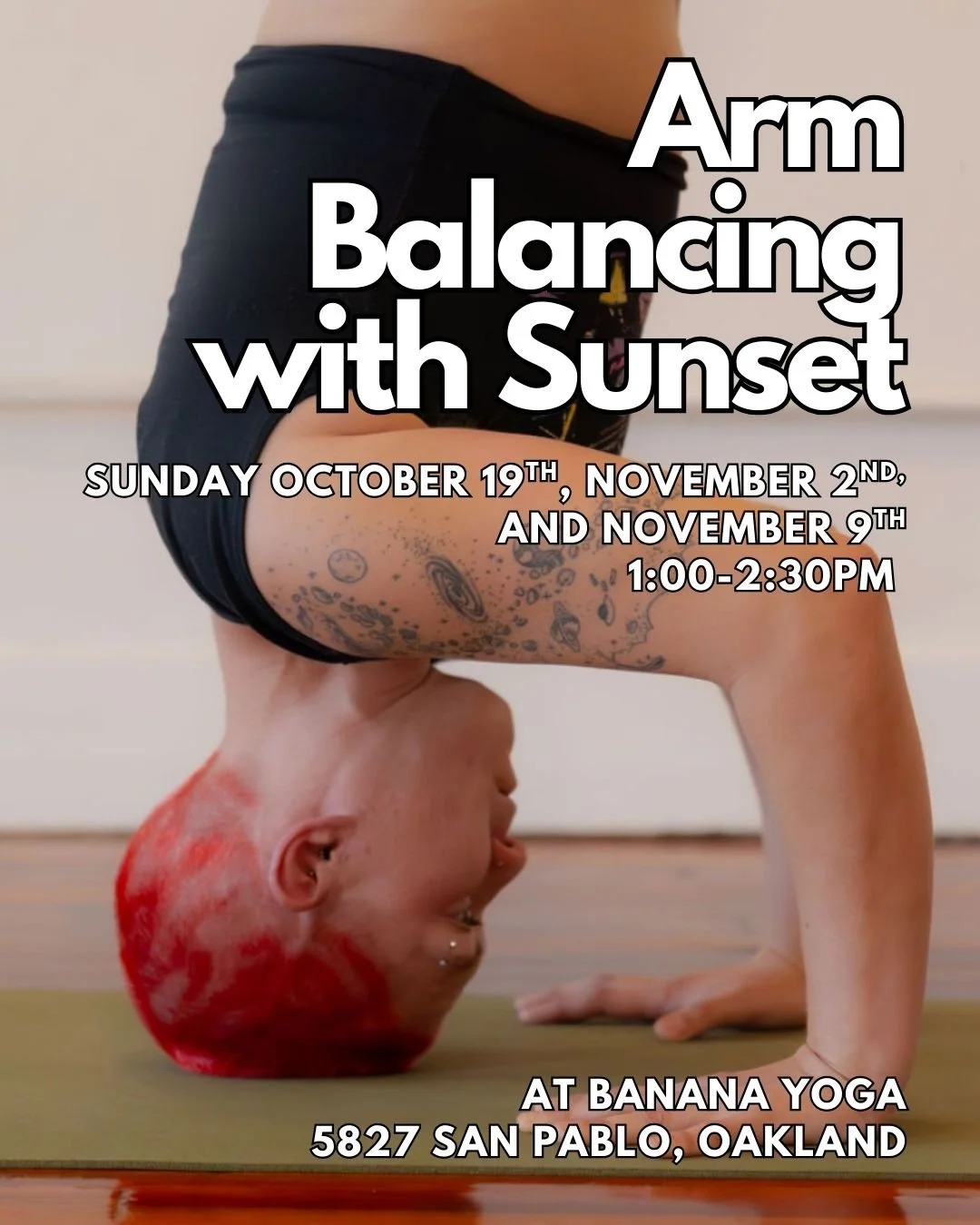 Arm Balancing with Sunset