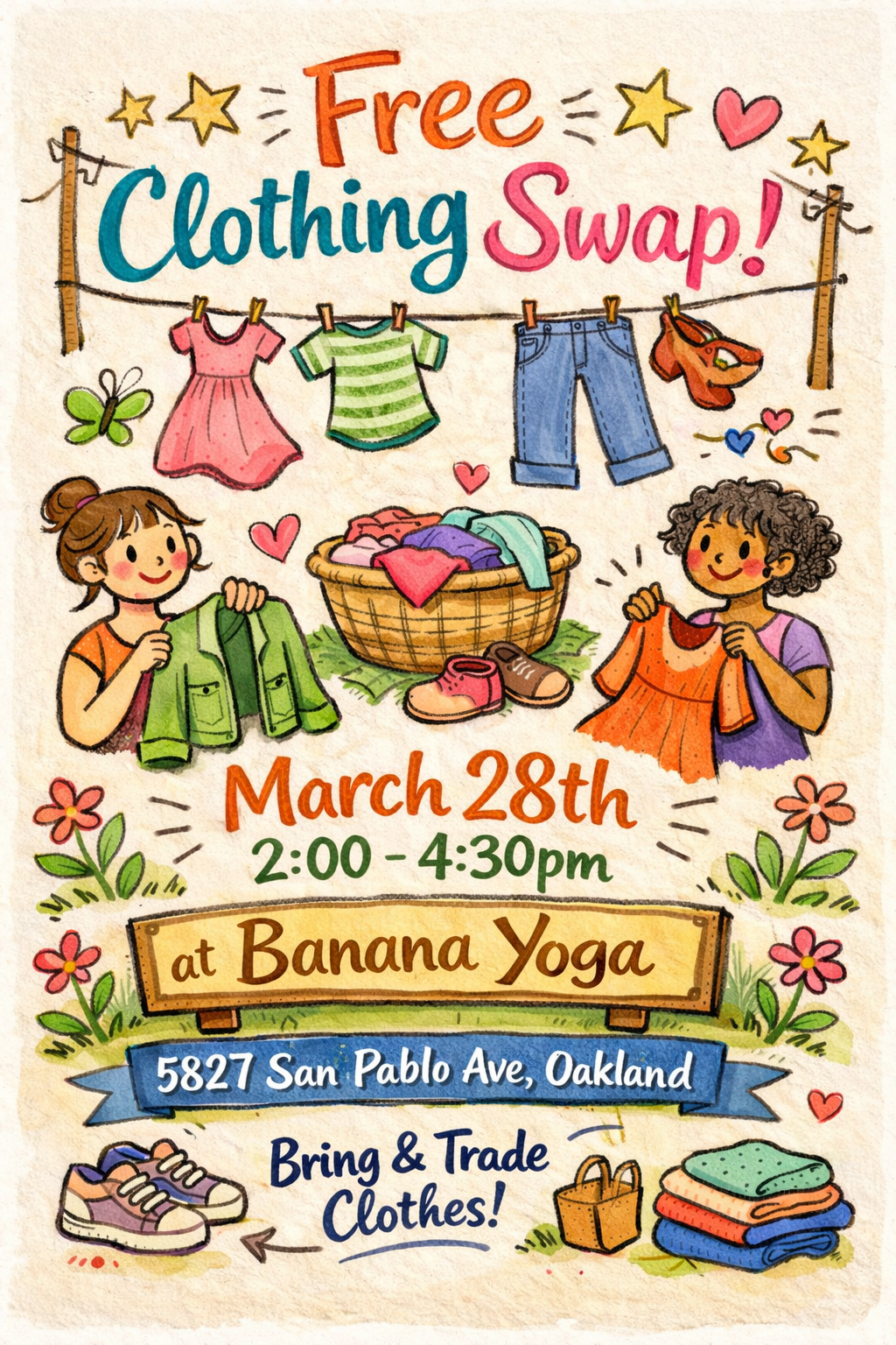 Spring Cleaning Clothing Swap