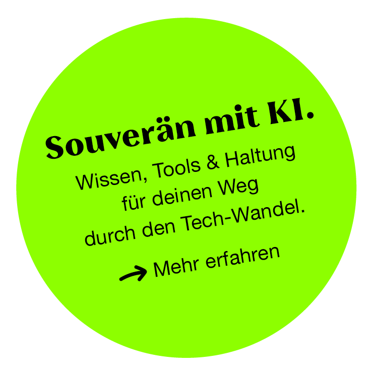 Mehr über das Format „Souverän mit KI“ im New Era Lab