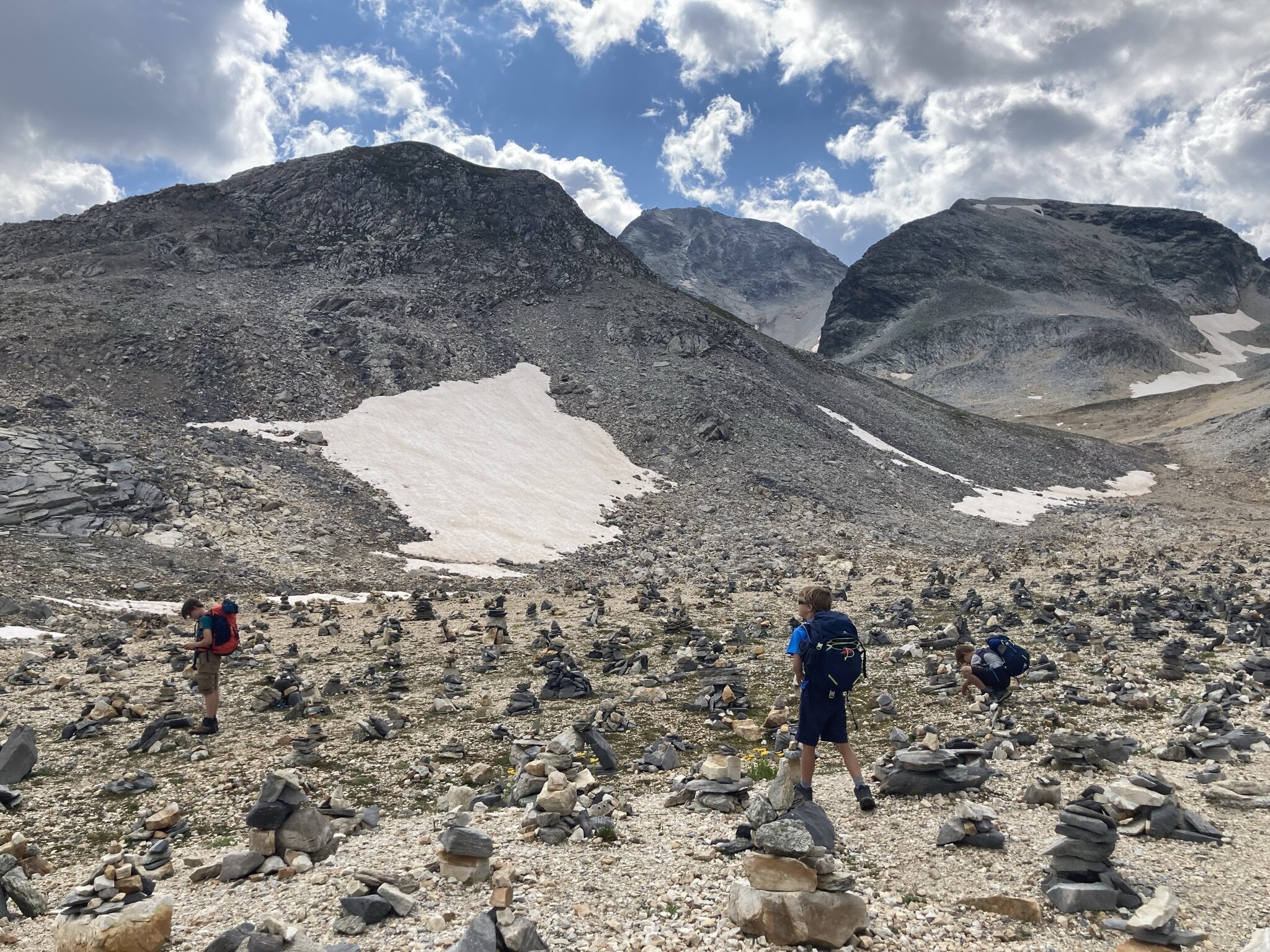 wandelen in de bergen vanoise