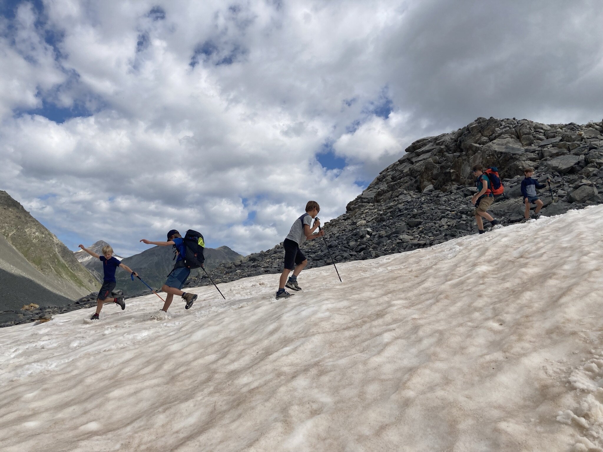 wandelen in de bergen vanoise