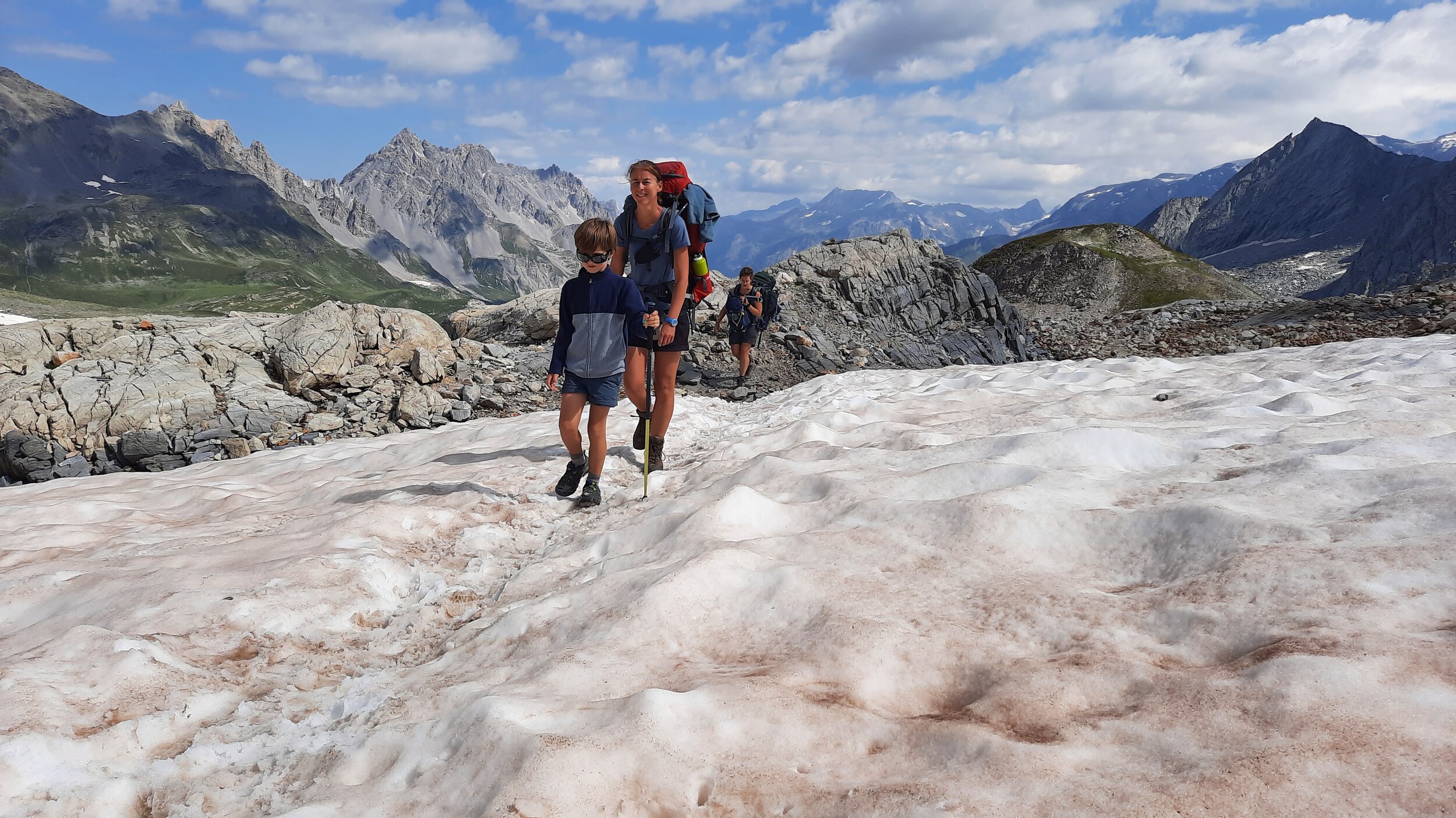 wandelen in de bergen vanoise