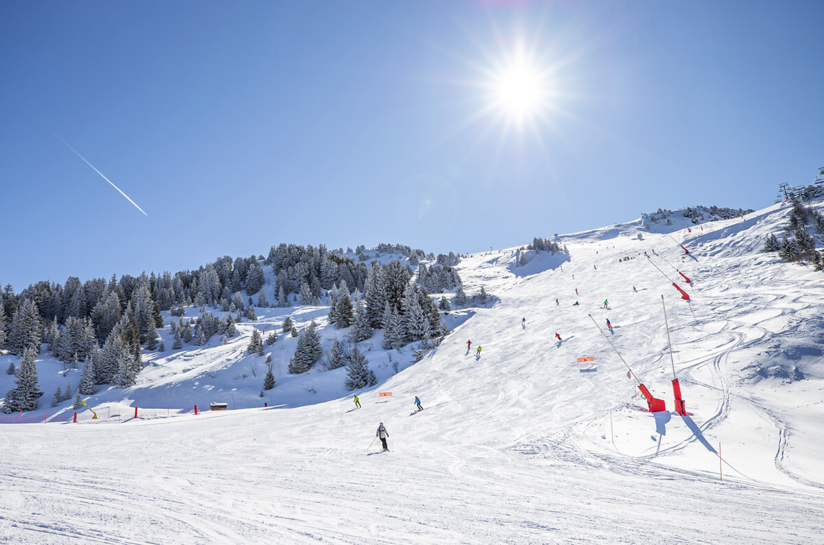 skiën courchevel