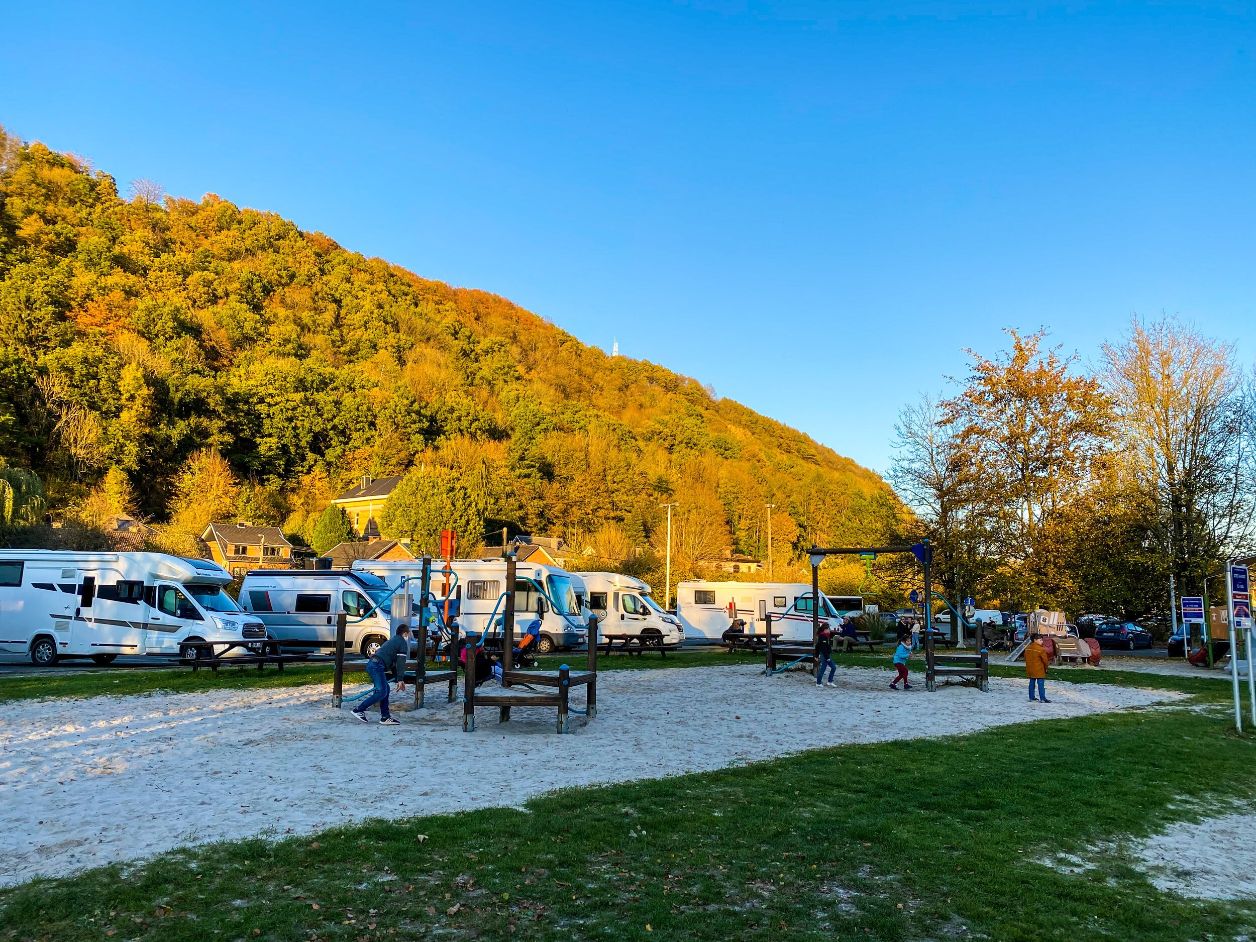 camper parking aywaille