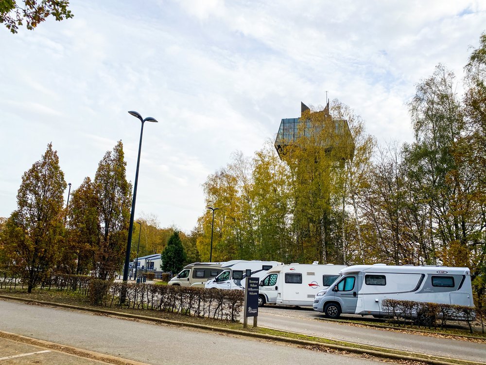 camper parking stuwdam gileppe