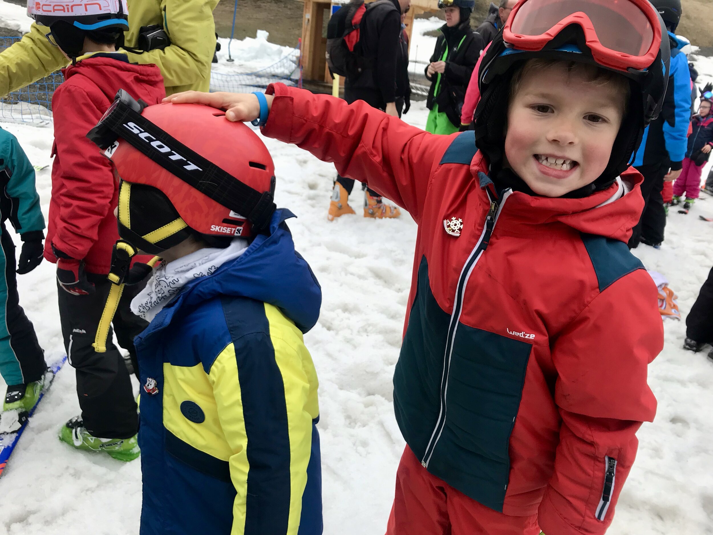 skiën val cenis met kinderen