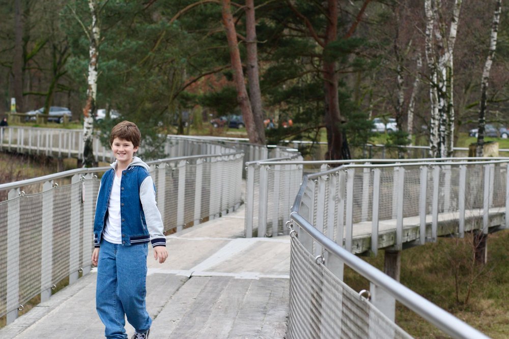 wandelen in bergen op zoom voetgangersbrug