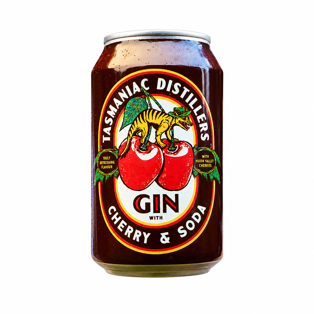 Tasmaniac Tinny - Gin, Cherry & Soda