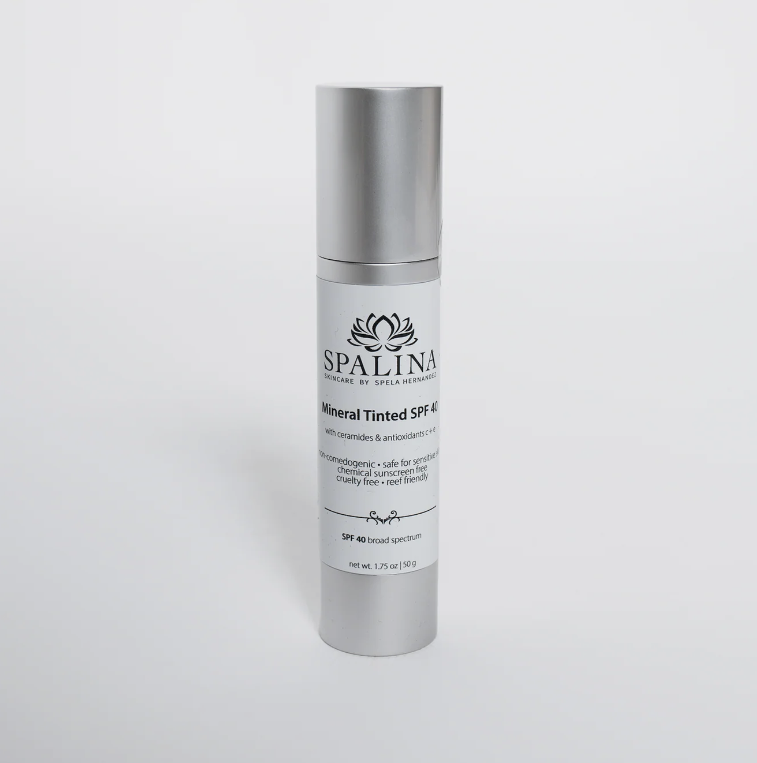 Mineral Tinted SPF 40 Sunscreen Spalina Skincare Perimenopausal Skin