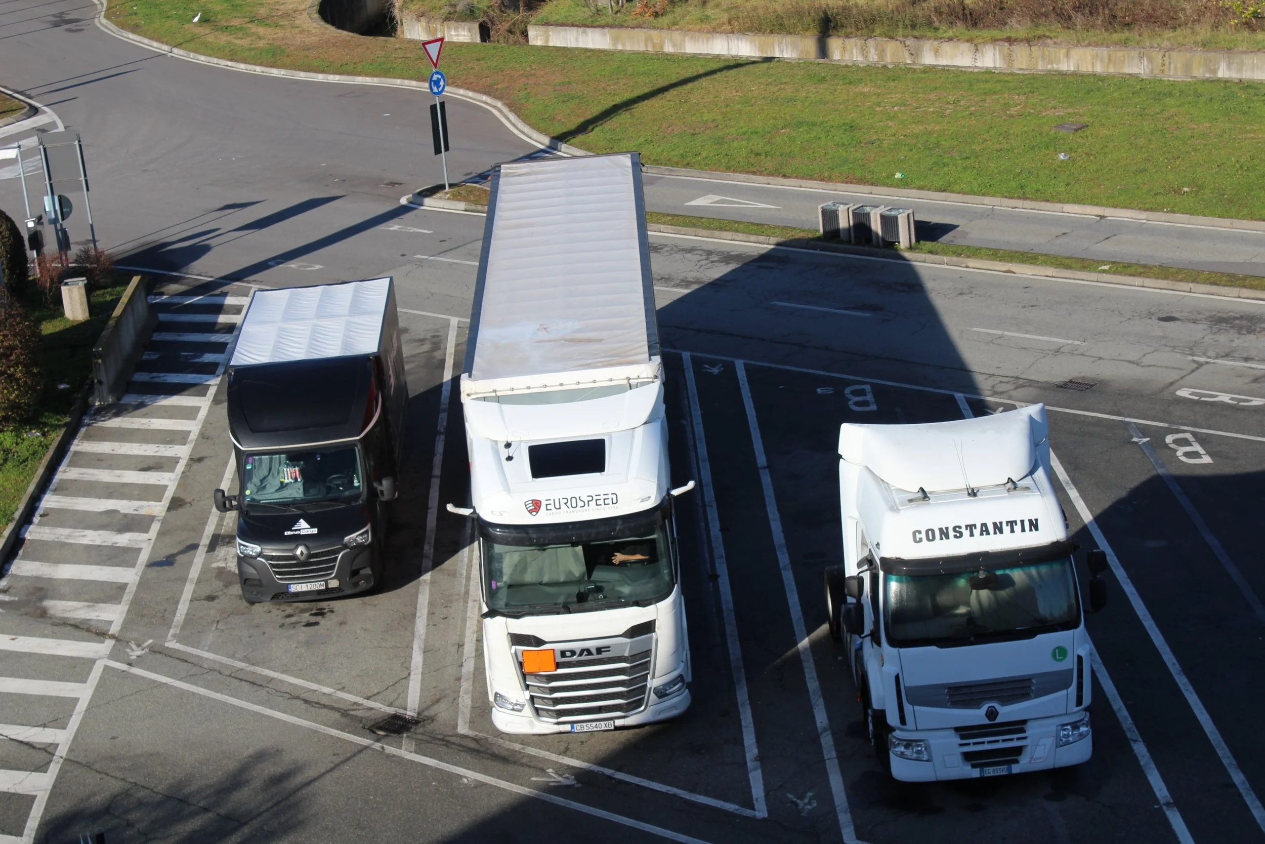 Truck flows at the CIM Novara Interport