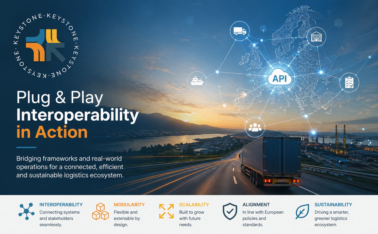 Bridging Theory and Practice: How KEYSTONE Advances Plug &amp; Play Interoperability in European Logistics